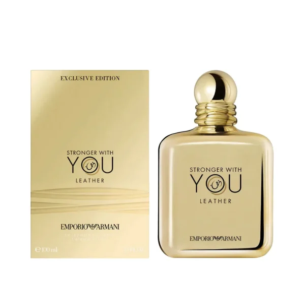 Giorgio Armani Stronger With You Leather Eau De Parfum For Men 100ml